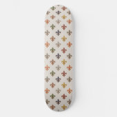 Aardse boslandschappen Fleur-de-lis ontwerp Licht Persoonlijk Skateboard (Voorkant)