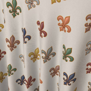 Aardse boslandschappen Fleur-de-lis ontwerp Licht Stof