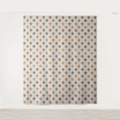 Aardse boslandschappen Fleur-de-lis ontwerp Licht Wandkleed (Voorkant)