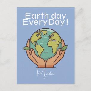 Aardse dag elke dag, ga groen, Red Onze Planeet Briefkaart