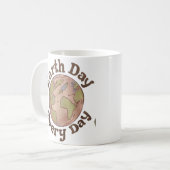 🌍 Aardse Dag Elke Dag Koffiemok (Voorkant links)