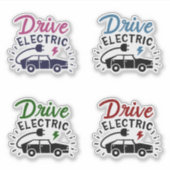 Aardse Dag van de Elektrische Eco-campagne Sticker (Voorkant)