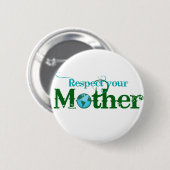 aardse-dagknoppen ronde button 5,7 cm (Voorkant /achterkant)