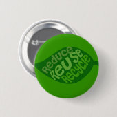 aardse-dagknoppen ronde button 5,7 cm (Voorkant /achterkant)