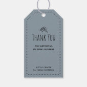 Aardse Dank Je Voor Het Steunen Van Mijn Kleine Be Cadeaulabel (Voorkant)