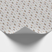 Aardse dinosaurus Kinder inpakpapier (Hoek)