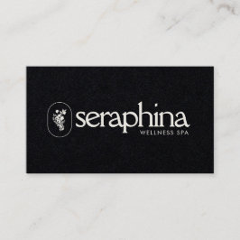 Aardse Elegantie Logo Beauty, Wellness, Spa Rust Visitekaartje