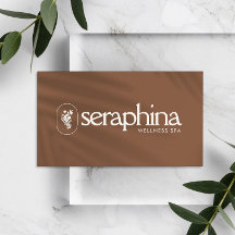 Aardse Elegantie Logo Beauty, Wellness, Spa Rust