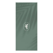 Aardse Elegantie Logo Schoonheid, Welzijn, Spa Sag Reclamekaart (Achterkant)