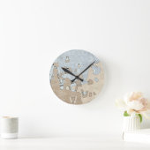 aardse elegantie ronde klok (Huis)