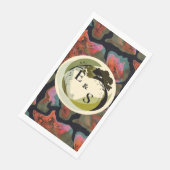 Aardse elegantie servet (Hoek)