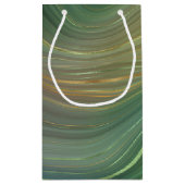 Aardse Emerald Strata | Groene en Gouden Inkt Agaa Klein Cadeauzakje (Achterkant)