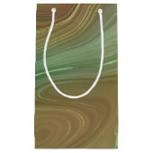 Aardse Emerald Strata | Groene en Gouden Inkt Agaa Klein Cadeauzakje (Voorkant)