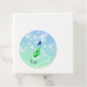 Aardse feestmerken bedankjes labels (In situ)