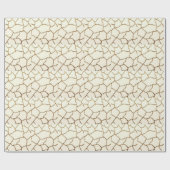 aardse gebarsten grondstructuur cadeaupapier (Vlak)