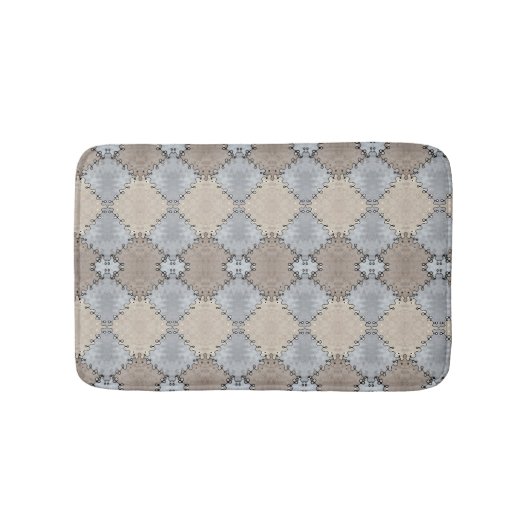 Aardse gedempte tinten badmat (Voorkant)