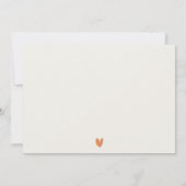 aardse gedempte Waterverf afrikaanse landschapsbru Bedankkaart (Achterkant)