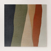 Aardse Gelaagde Landschap Abstract Legpuzzel (Horizontaal)