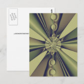 Aardse Geometrische Abstracte Moderne Kunst Briefkaart (Voorkant / Achterkant)