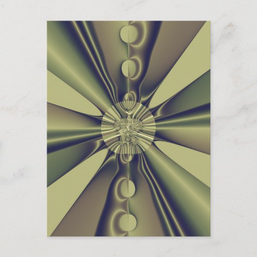 Aardse Geometrische Abstracte Moderne Kunst Briefkaart (Voorkant)