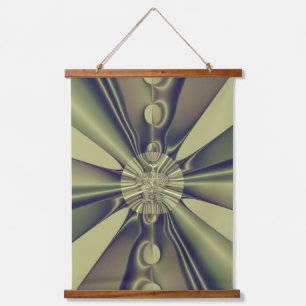 Aardse Geometrische Abstracte Moderne Kunst Hangend Wandkleed