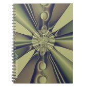Aardse Geometrische Abstracte Moderne Kunst Notitieboek (Voorkant)
