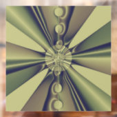 Aardse Geometrische Abstracte Moderne Kunst Raamsticker (Vel 2)