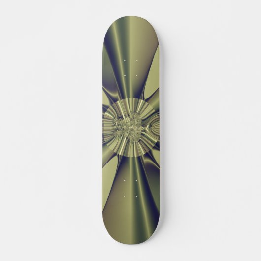 Aardse Geometrische Abstracte Moderne Kunst Skateboard (Voorkant)