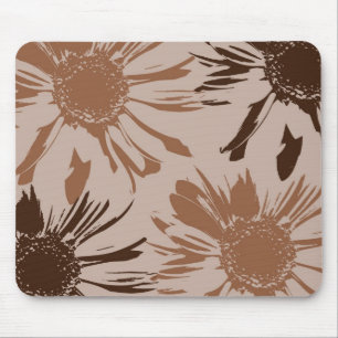 Aardse Gerbera Flowers Muismat