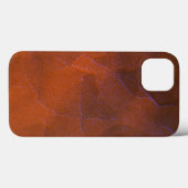 Aardse gestructureerde glazen abstracte kunst oran Case-Mate iPhone case (Achterkant (horizontaal))