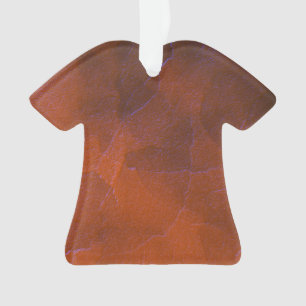 Aardse gestructureerde glazen abstracte kunst oran ornament