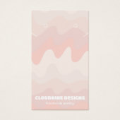 Aardse Golf Oorbellen Ketting Sieraden Displaykaar Visitekaartje (Voorkant)