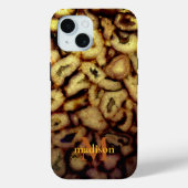 Aardse Groene Kwarts Agaat monogram Case-Mate iPhone Case (Achterkant)