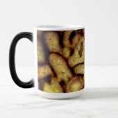 Aardse Groene Kwarts Agaat monogram Magische Mok (Links)