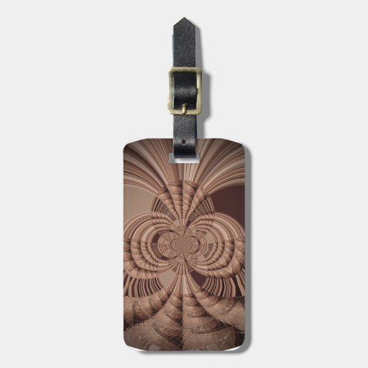 Aardse Hakuna Matata Art Print Bagagelabel (Voorkant verticaal)