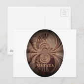 Aardse Hakuna Matata Art Print Briefkaart (Voorkant / Achterkant)