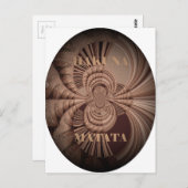 Aardse Hakuna Matata Art Print Briefkaart (Voorkant / Achterkant)