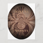 Aardse Hakuna Matata Art Print Briefkaart (Voorkant)