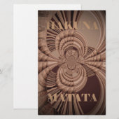 Aardse Hakuna Matata Art Print Briefpapier (Voorkant / Achterkant)