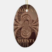 Aardse Hakuna Matata Art Print Keramisch Ornament (Rechts)