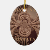 Aardse Hakuna Matata Art Print Keramisch Ornament (Voorkant)