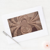 Aardse Hakuna Matata Art Print Rechthoekige Sticker (Envelop)