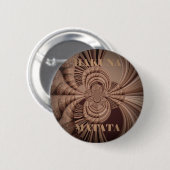 Aardse Hakuna Matata Art Print Ronde Button 5,7 Cm (Voorkant /achterkant)