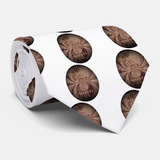 Aardse Hakuna Matata Art Print Stropdas (Opgerold)