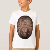 Aardse Hakuna Matata Art Print T-shirt (Voorkant)