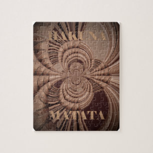 Aardse Hakuna Matata Kunstprint Legpuzzel