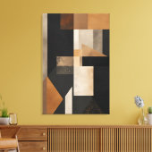 Aardse Harmonie Canvas Afdruk (Insitu (Woonkamer))