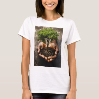 "Aardse Harmonie Eco-vriendelijk T-shirt" T-shirt