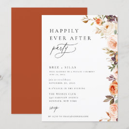 Aardse herfst Floral maakt gelukkig altijd na een  Kaart