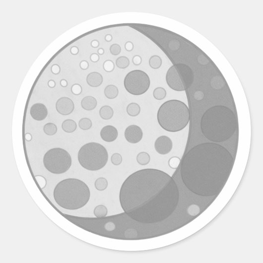 Aardse Herrlijkheid Ronde Sticker (Voorkant)